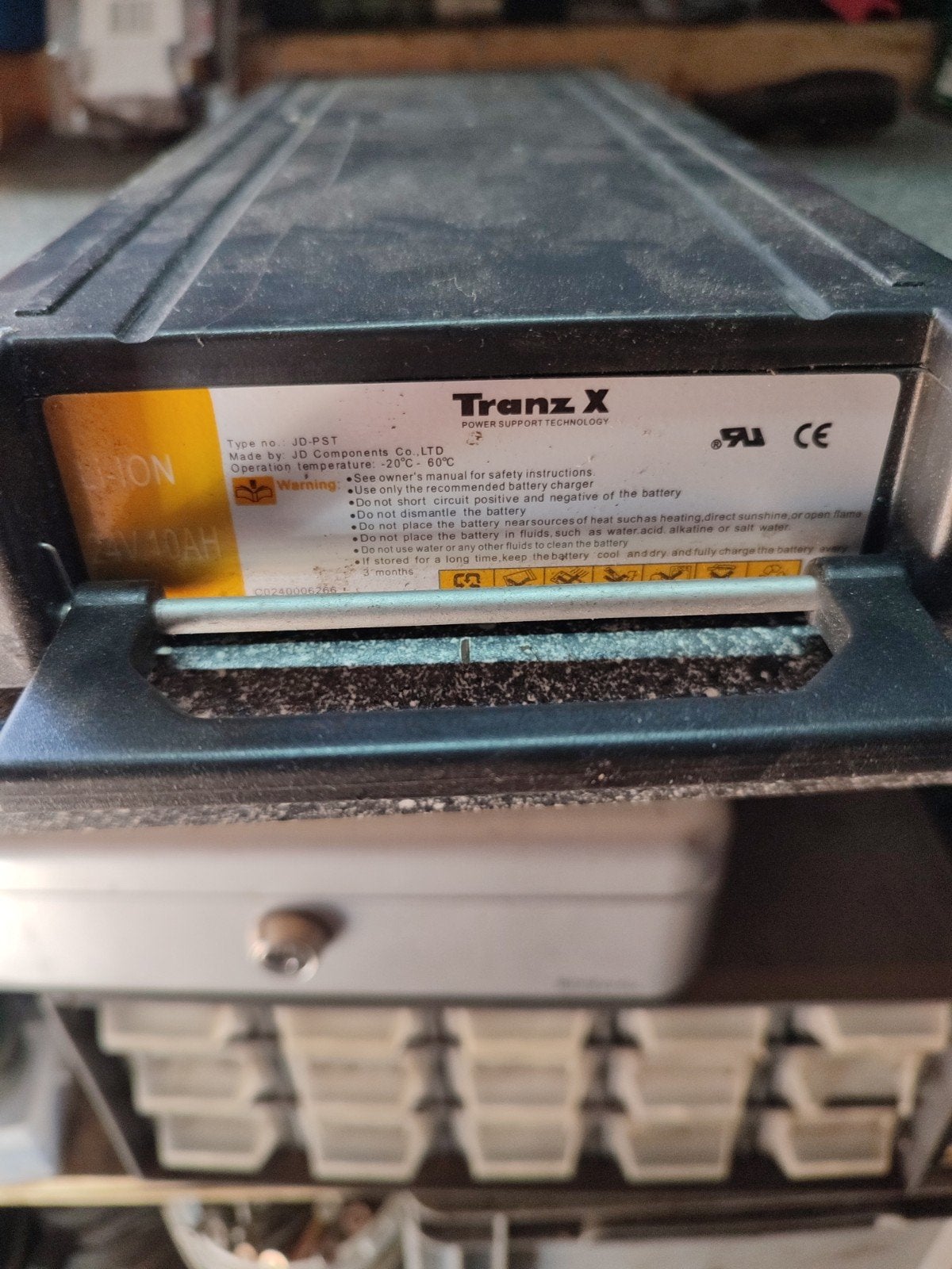 TranzX Accu voor elektrische fiets 24V 10Ah, Ophalen of Verzenden, Gebruikt