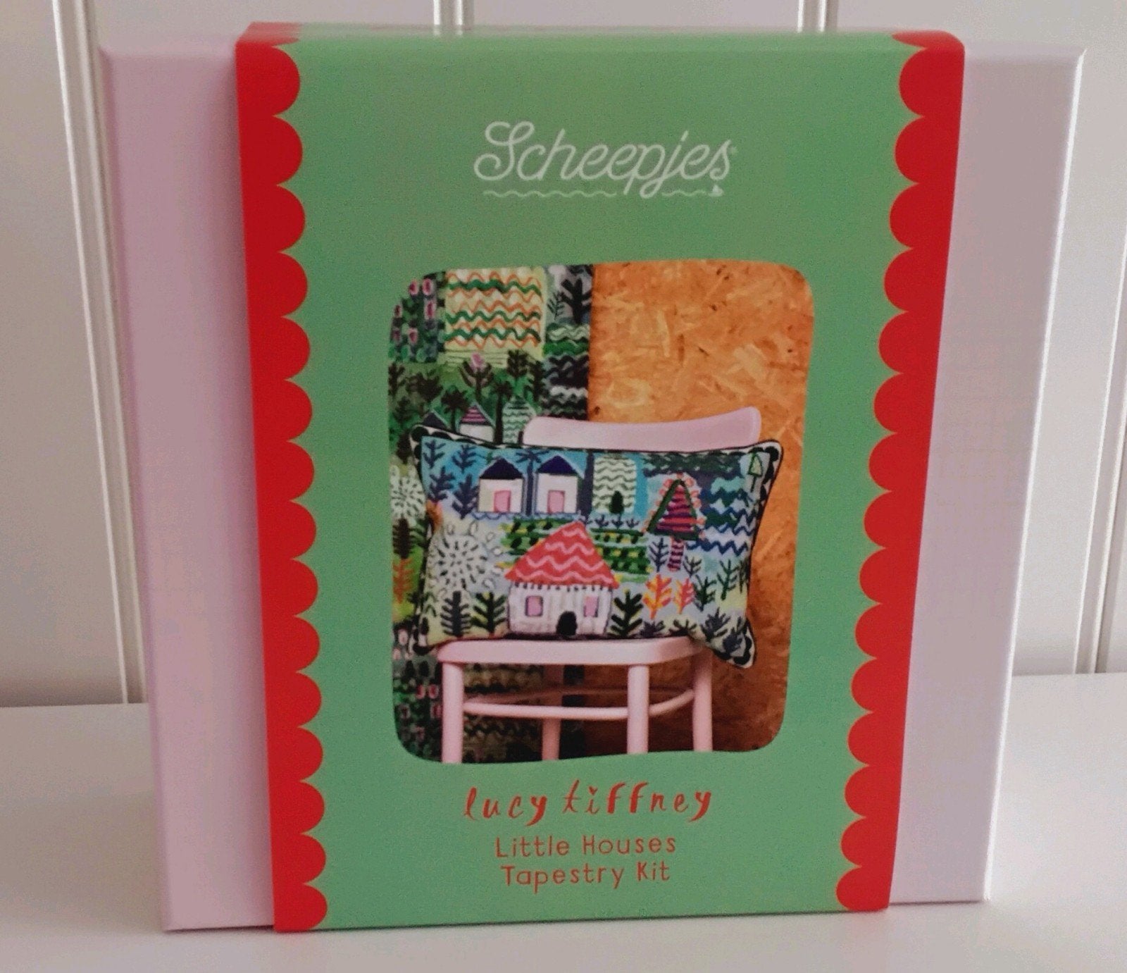 Scheepjes Lucy Tiffney Borduurkit Little Houses., Hobby en Vrije tijd, Ophalen of Verzenden, Nieuw, Handborduren, Borduurpakket