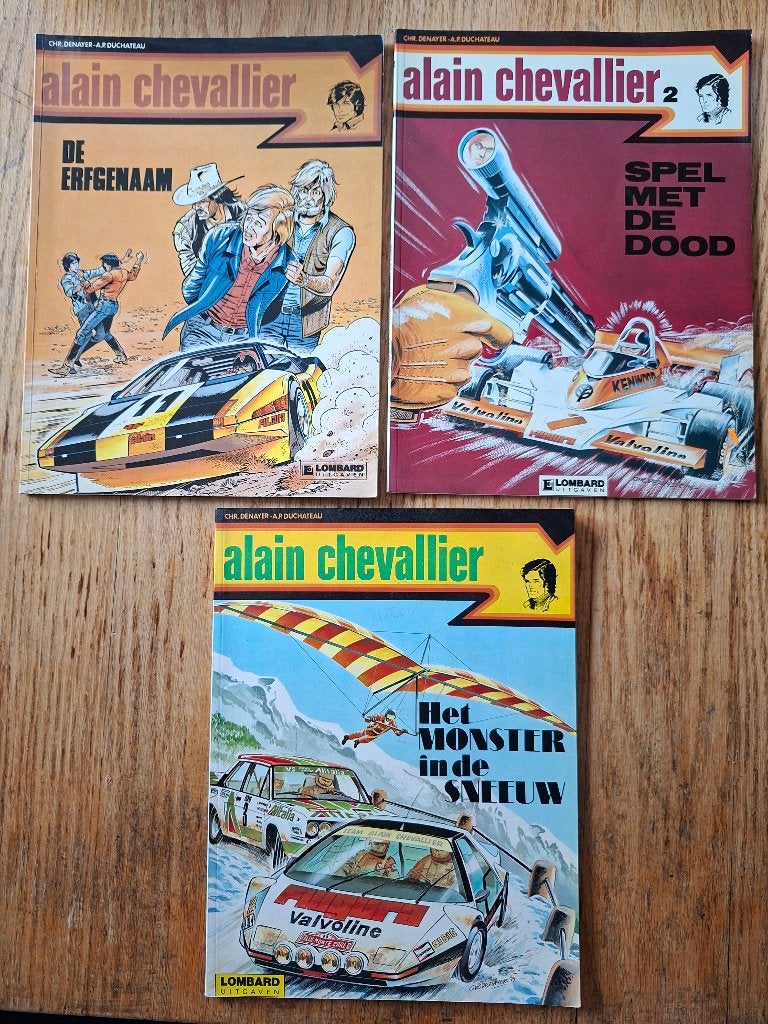 Alain Chevallier 3x Denayer Duchateau ook los te koop ruil, Boeken, Gelezen, Denayer & Duchateau, Ophalen of Verzenden, Meerdere stripboeken