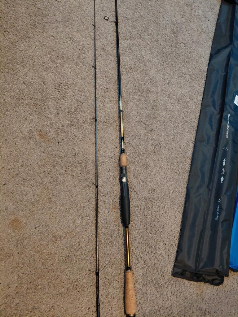Savage Gear XLNT2 2.28m 7-25g Werphengel Zo Goed Als Nieuw, Ophalen of Verzenden, Zo goed als nieuw, Werphengel