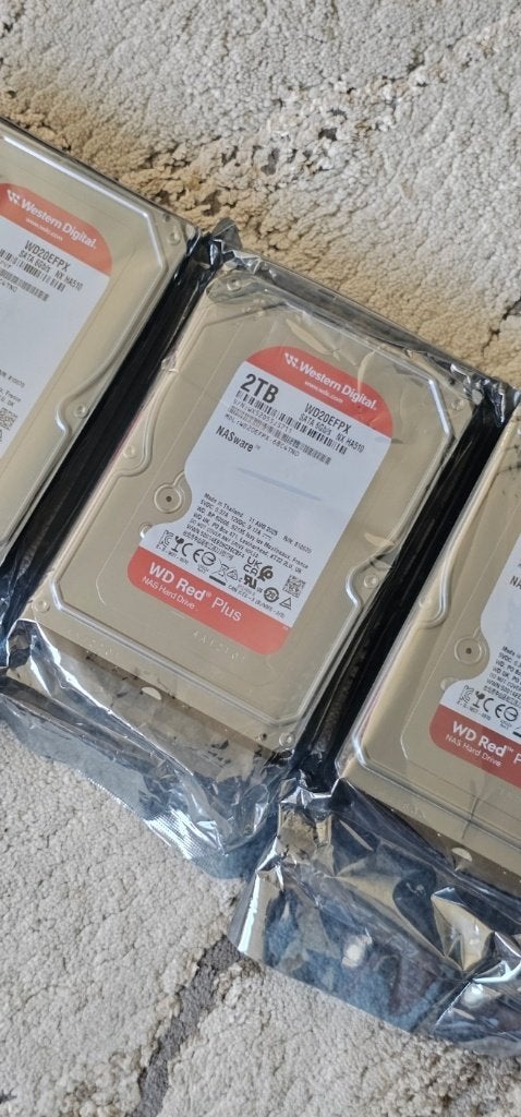 WD Red plus  4x2TB  8TB total, Computers en Software, Harde schijven, Ophalen, Intern, HDD, 8TB