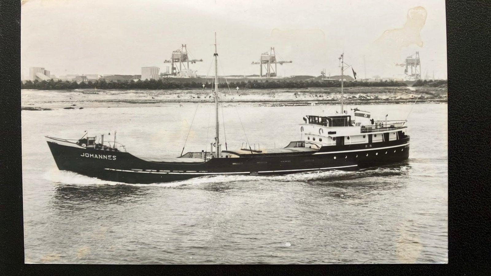 Rozenburg Europoort 1970/76  coaster "Johannes" (1952-1976), Ophalen of Verzenden, 1960 tot 1980, Noord-Brabant