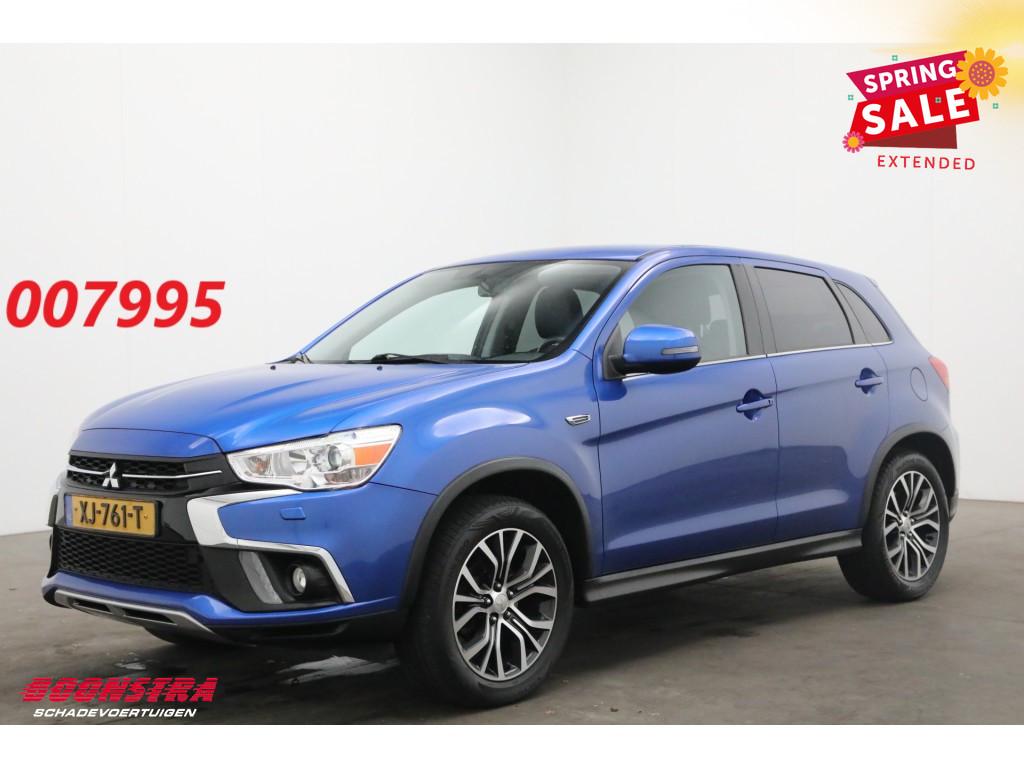 Mitsubishi ASX 1.6 Cleartec Connect Pro+ Clima Cruise Camera, Auto's, Mitsubishi, Voorwielaandrijving, Gebruikt, 4 cilinders, Leder en Stof
