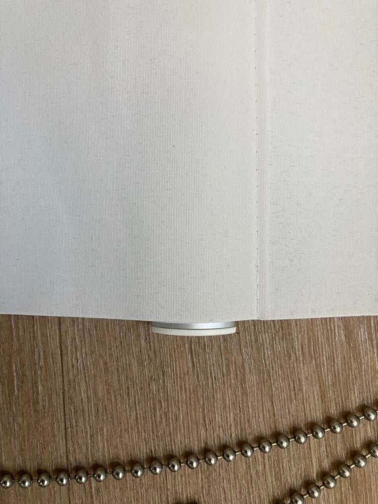 Luxaflex Rolgordijnen - Lichtdoorlatend met aluminium geleid, Gebruikt, Wit, 100 tot 150 cm, 50 tot 100 cm