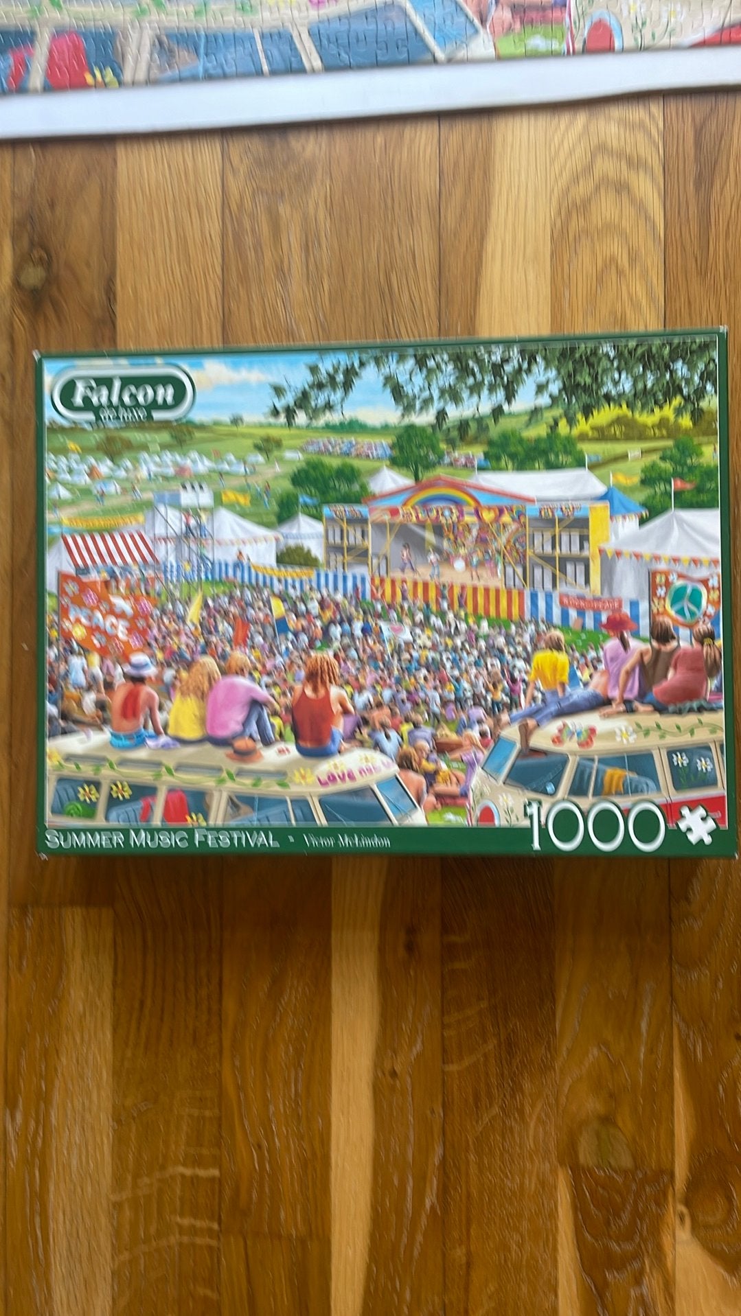 Falcon puzzel 1000 stukjes, Ophalen, 500 t/m 1500 stukjes, Zo goed als nieuw, Legpuzzel