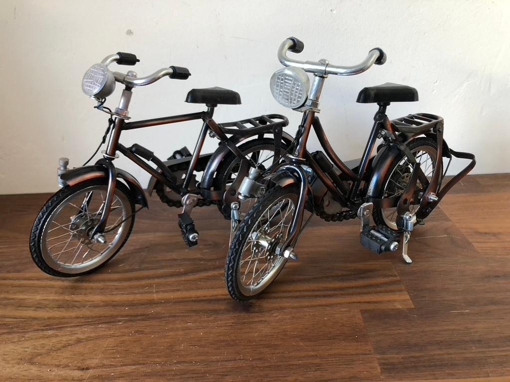 Miniatuur fietsen – Sepeda Ontel dames & herenfiets, Ophalen of Verzenden, Nieuw, Groter dan 1:32, Overige merken