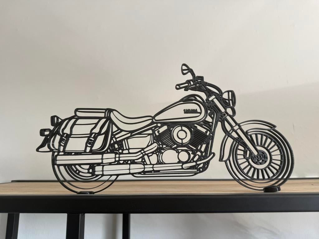 Yamaha XVS 650 Drag Star 2004 motor decoratie, Ophalen of Verzenden, Nieuw