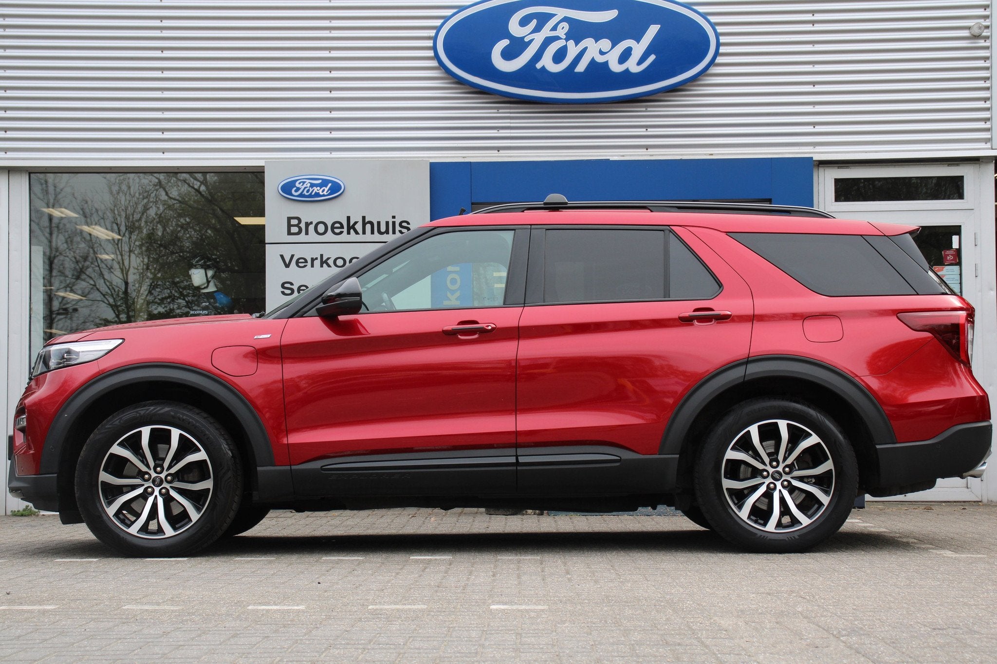 Ford Explorer 3.0 V6 EcoBoost PHEV ST-Line, Auto's, 12 maanden, Leder, Bedrijf, 2956 cc