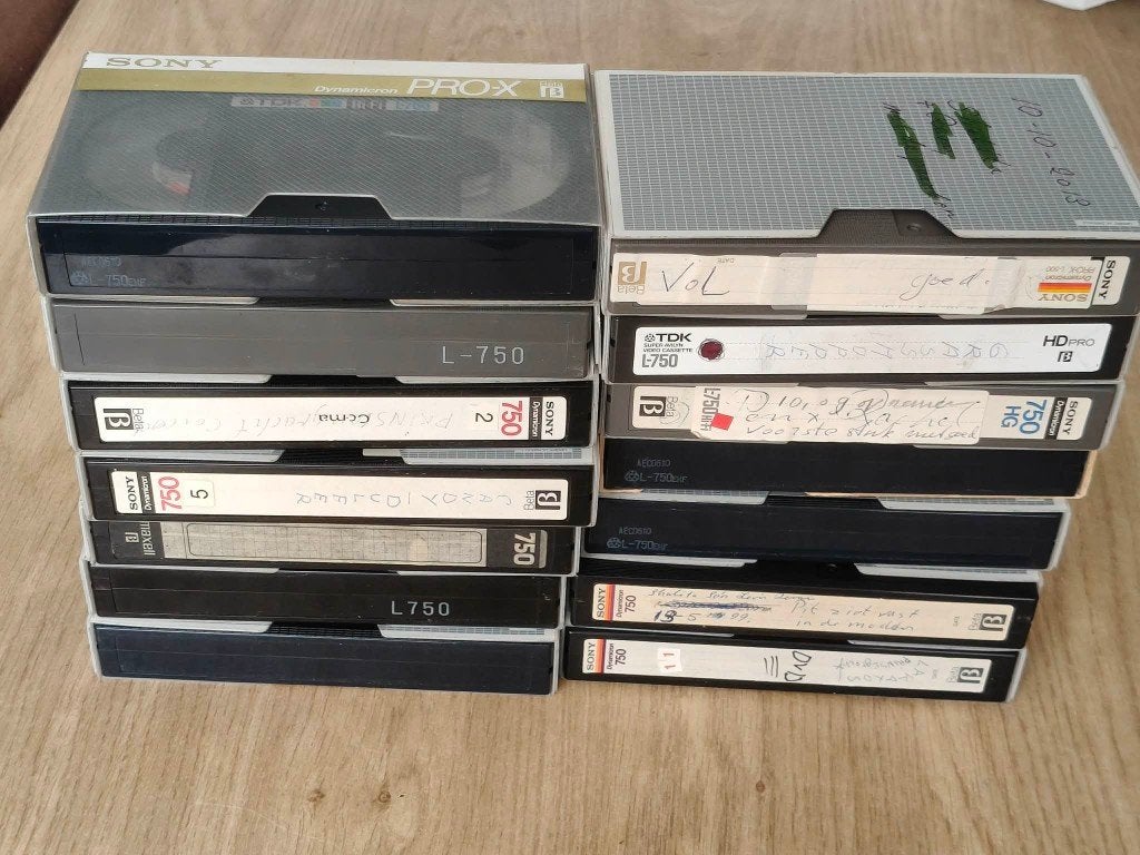 Betamax banden, Gebruikt, Alle leeftijden, Nederlands ondertiteld, Muziek