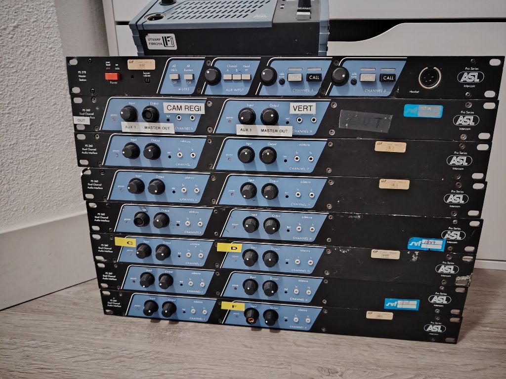 ASL Intercom & RTS TIF-2000A Audio Apparatuur, Ophalen of Verzenden, Gebruikt, Audio