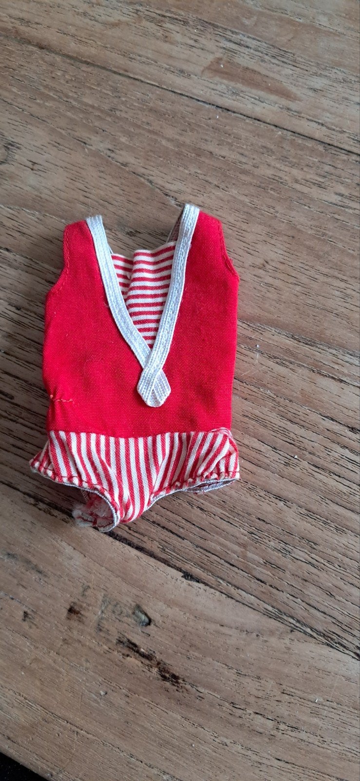 Jaren 60 badpak barbie skipper, Ophalen of Verzenden, Gebruikt, Kleertjes