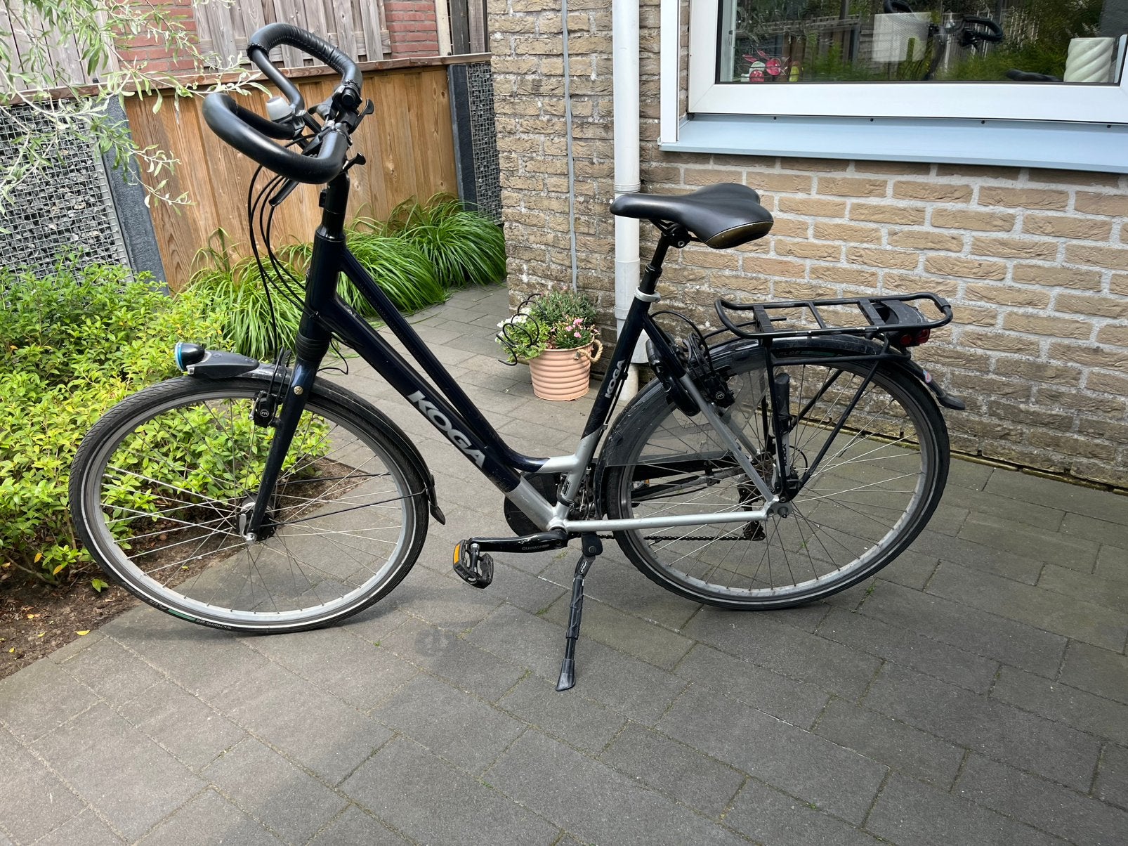 Dames fiets, Fietsen en Brommers, Fietsen | Dames | Damesfietsen, Gebruikt, Versnellingen, 56 cm of meer, Schijfrem