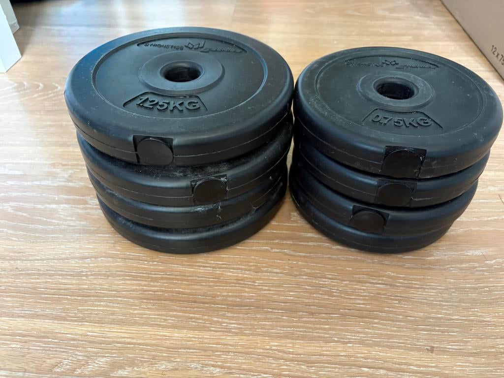 Dumbells schijven van het merk Gyronetics E Series, Ophalen of Verzenden, Zo goed als nieuw, Dumbbell