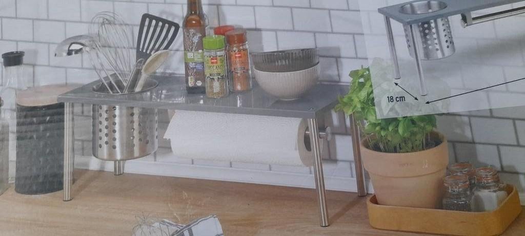 Keuken rek met Keukenrol houder, Ophalen of Verzenden, Nieuw