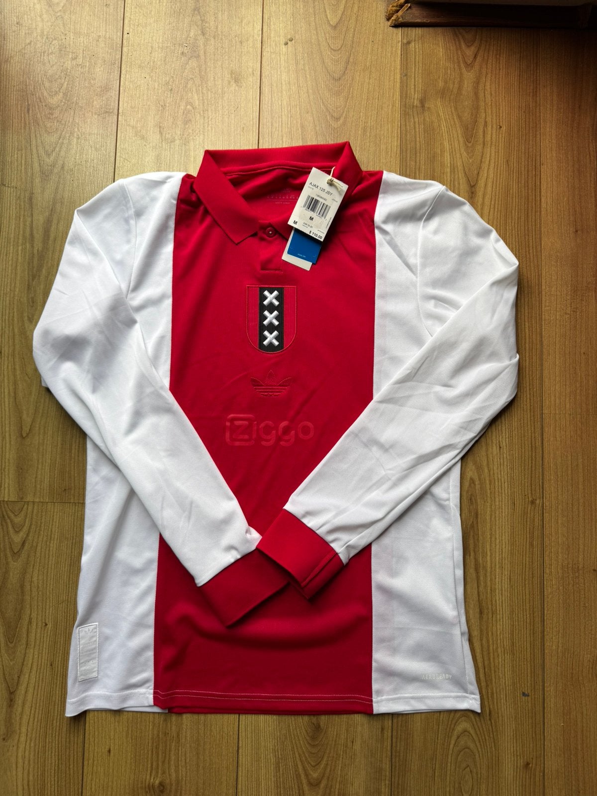 Origindel Jubileum voetbalshirt ajax amsterdam 125 jaar, Ophalen of Verzenden, Zo goed als nieuw, Shirt
