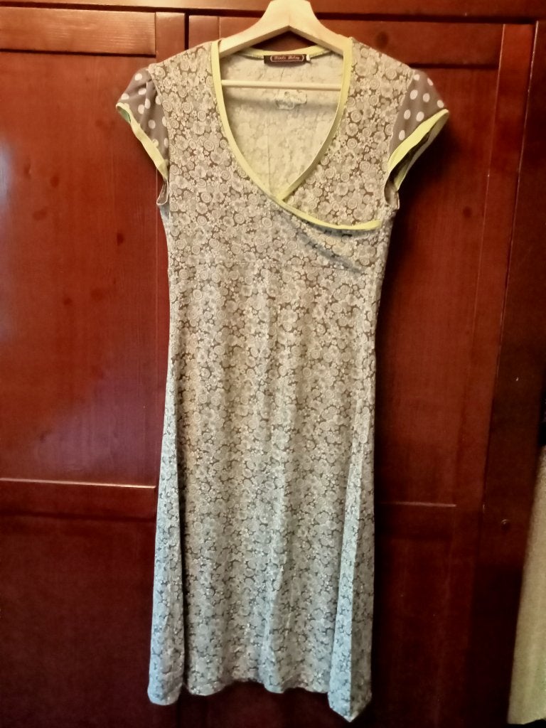 Jurk tante Betsy maat 36, Kleding | Dames, Bruin, Ophalen of Verzenden, Knielengte, Maat 36 (S)