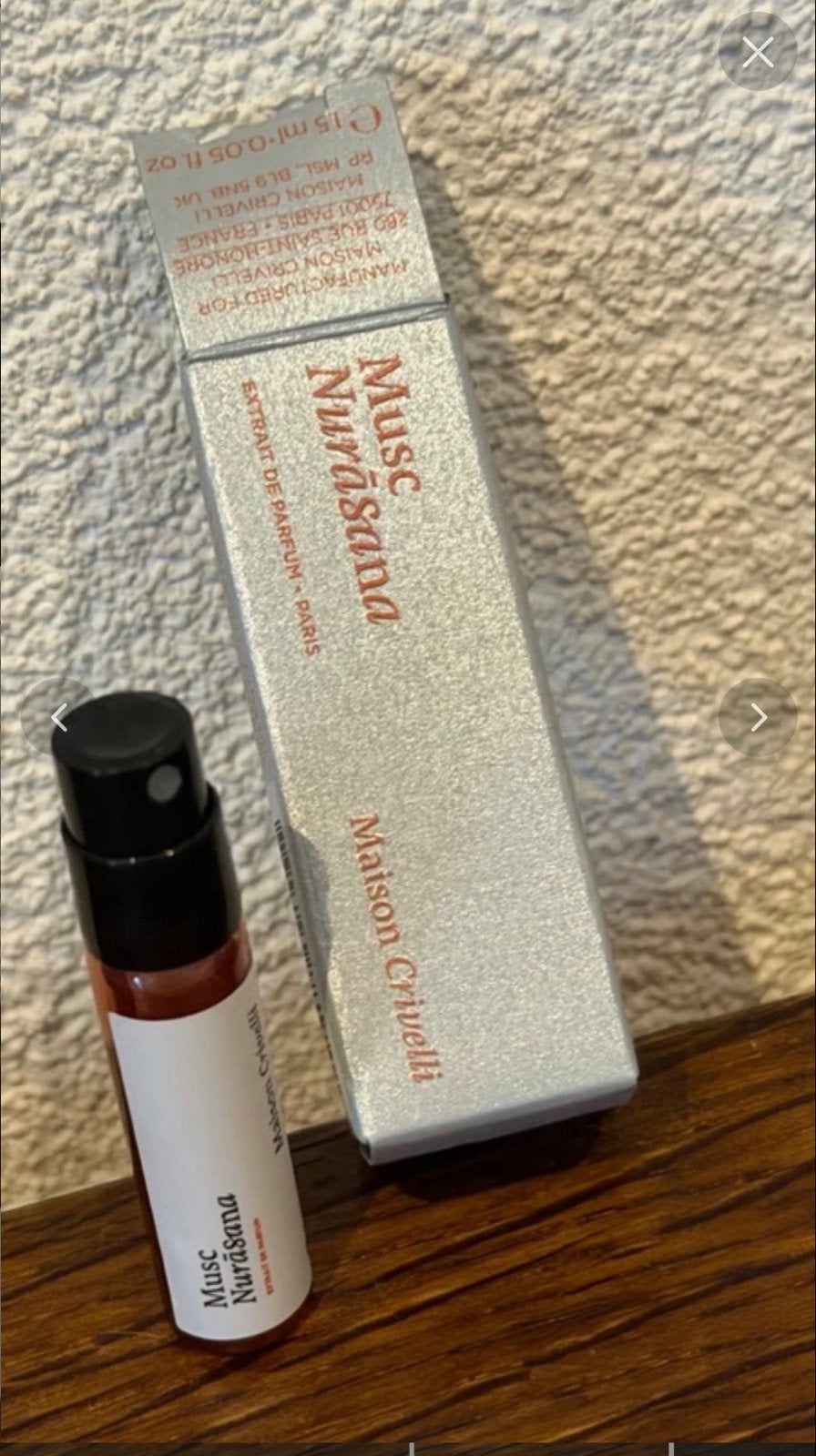 Maison Crivelli Musc Nursana - Extrait de Parfum 1.5ml, Ophalen of Verzenden, Nieuw
