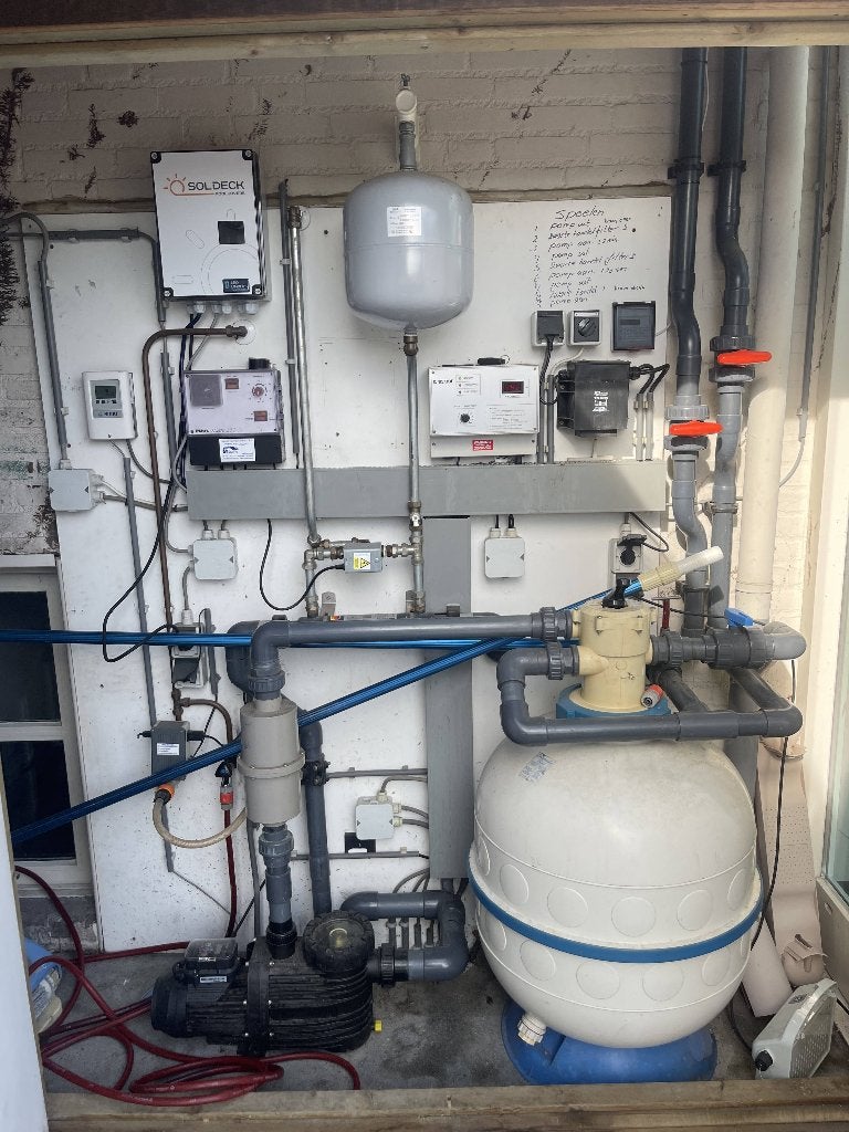 Complete zwembadinstallatie – compleet uitgerust