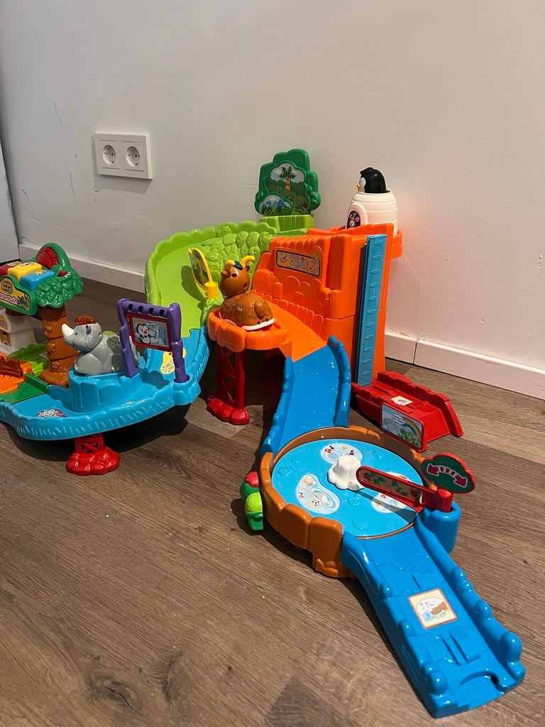 VTech Zoef Zoef Dieren Dierentuin Speelset, Kinderen en Baby's, Speelgoed | Vtech, Zo goed als nieuw, 2 tot 4 jaar, Ophalen