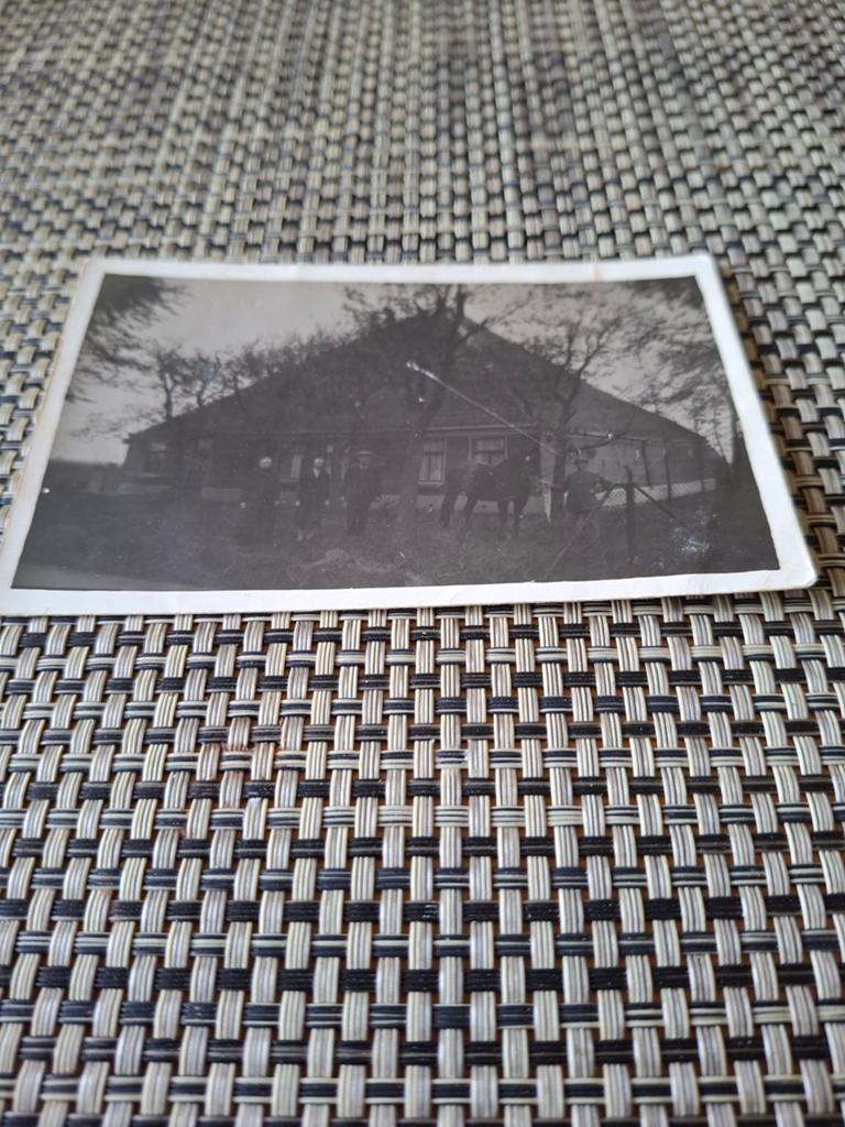 fotokaart boer en boerderij - Onbekend, Verzamelen, Ansichtkaarten | Nederland, Ophalen of Verzenden