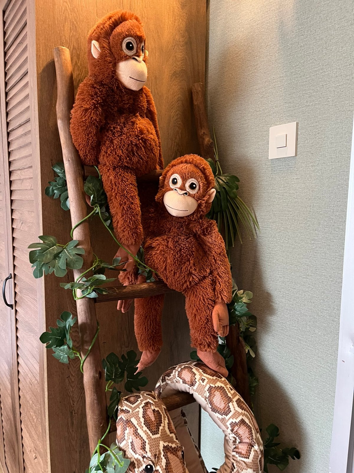 Te koop mooie jungle knuffels/ accessoires voor jungle kamer, Ophalen, Zo goed als nieuw, Wanddecoratie