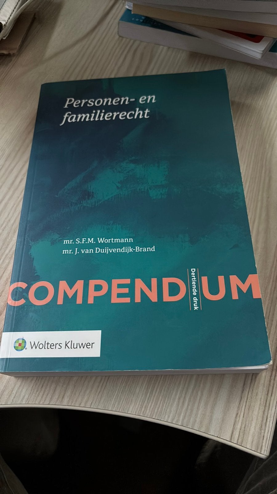 Compendium van het personen- en familierecht 13e druk NIEUW, Ophalen of Verzenden, Alpha, Nieuw, J. van Duijvendijk-Brand; S.F.M. Wortmann