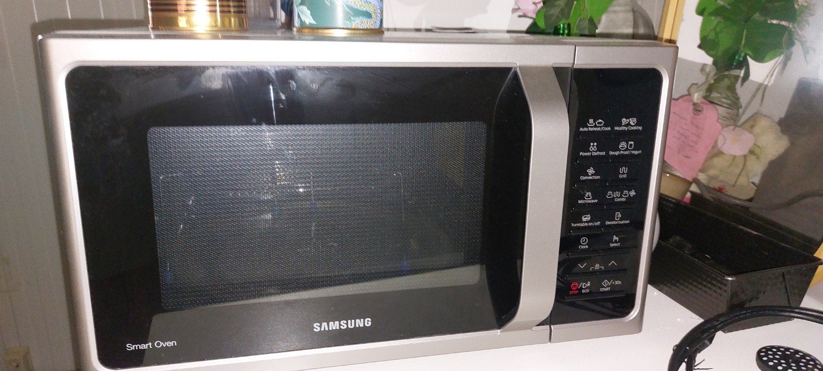 combi magnetron smart oven samsung, Ophalen, Zo goed als nieuw, Oven