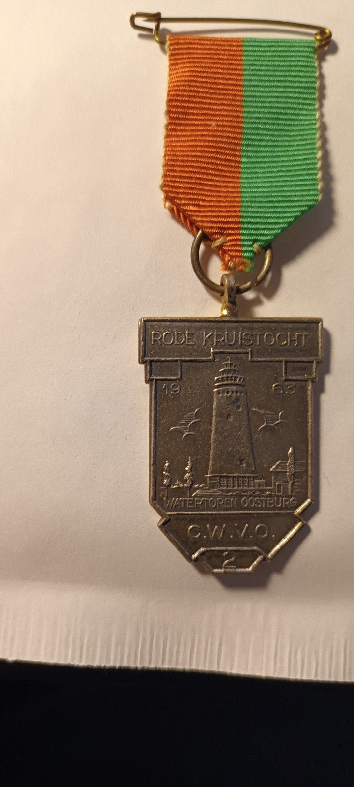 Rode Kruistocht Medaille Watertoren Oostburg 1963, Ophalen of Verzenden