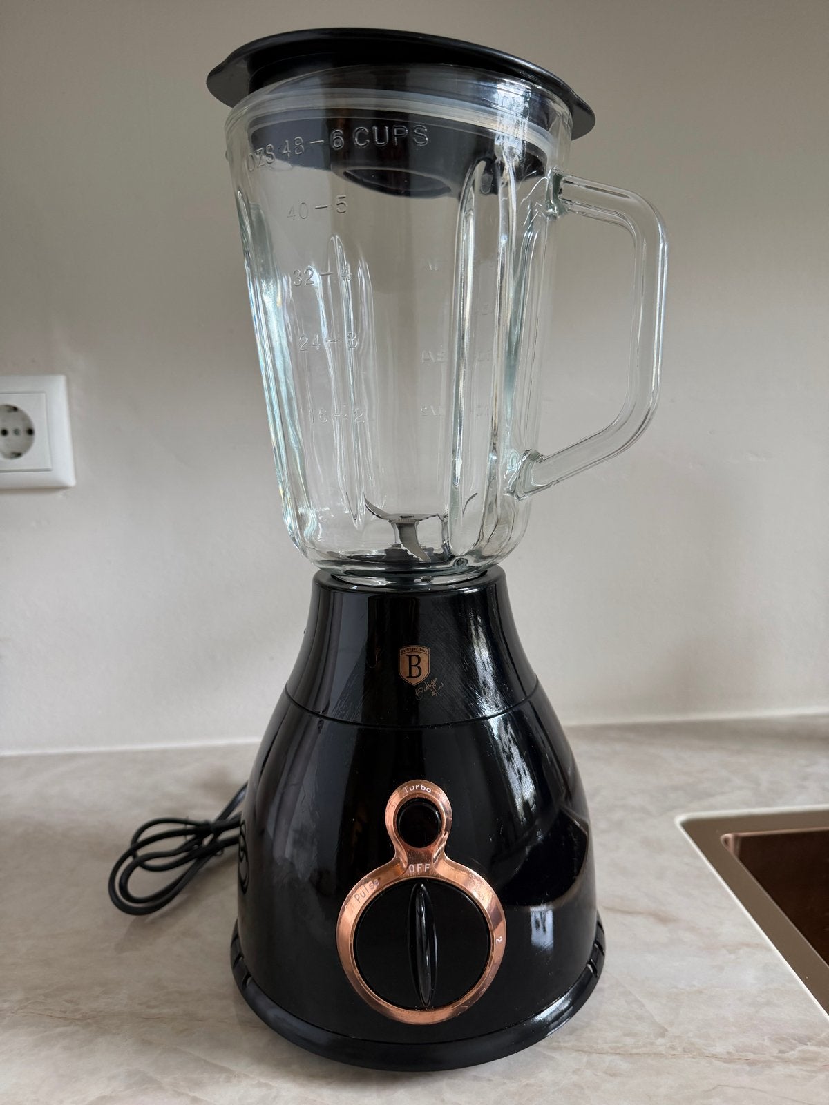 Berlinger Haus Blender - Zwart/Koper - Zo goed als nieuw, Ophalen, Zo goed als nieuw, Blender