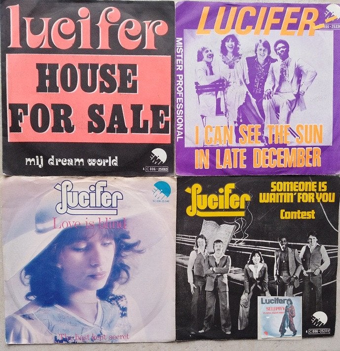 LUCIFER - PAKKET!, Ophalen of Verzenden, Zo goed als nieuw, 7 inch, Pop