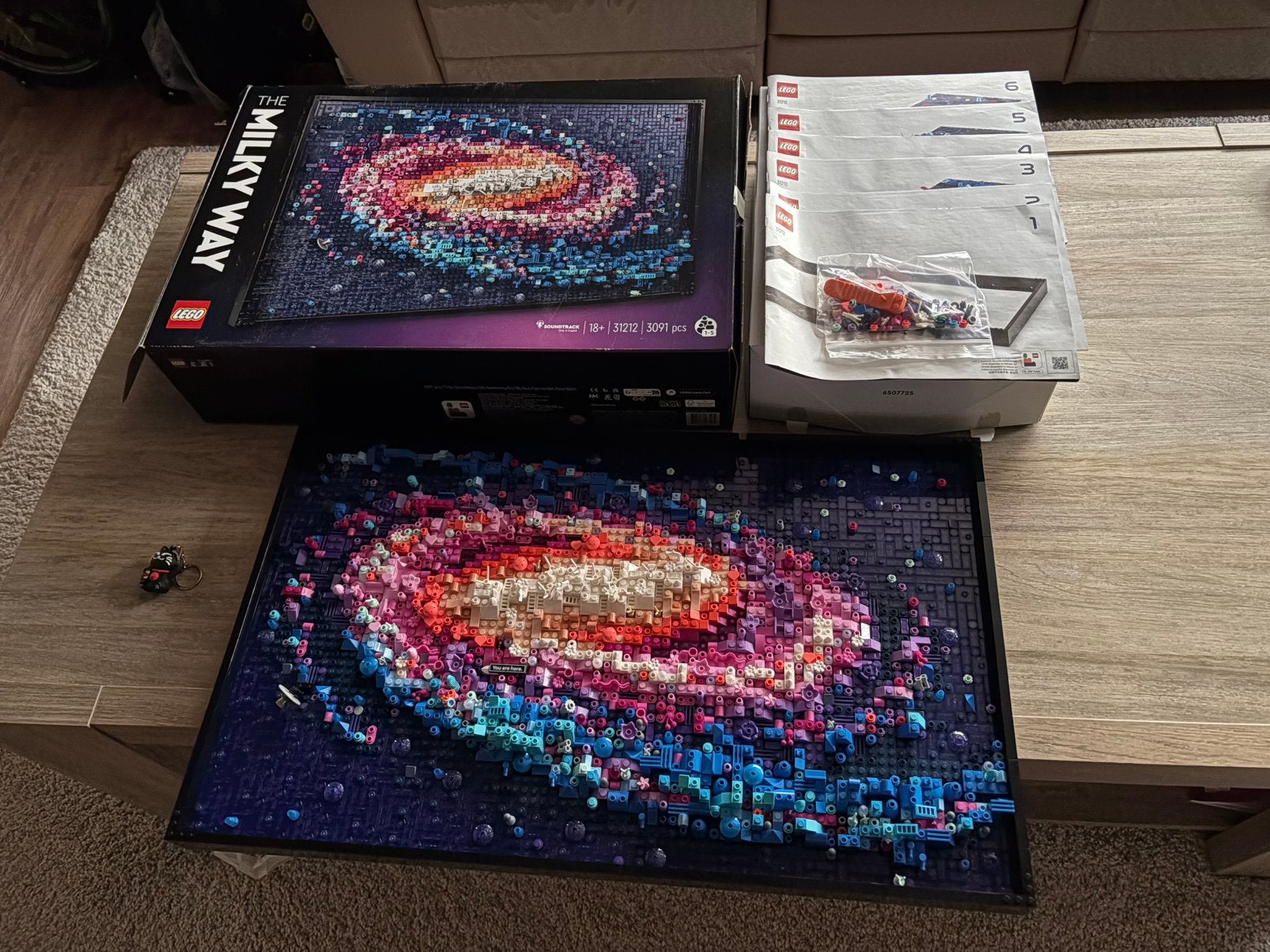Lego 31212 het melkwegstelsel Met doos , boekjes en reserve, Kinderen en Baby's, Ophalen, Zo goed als nieuw