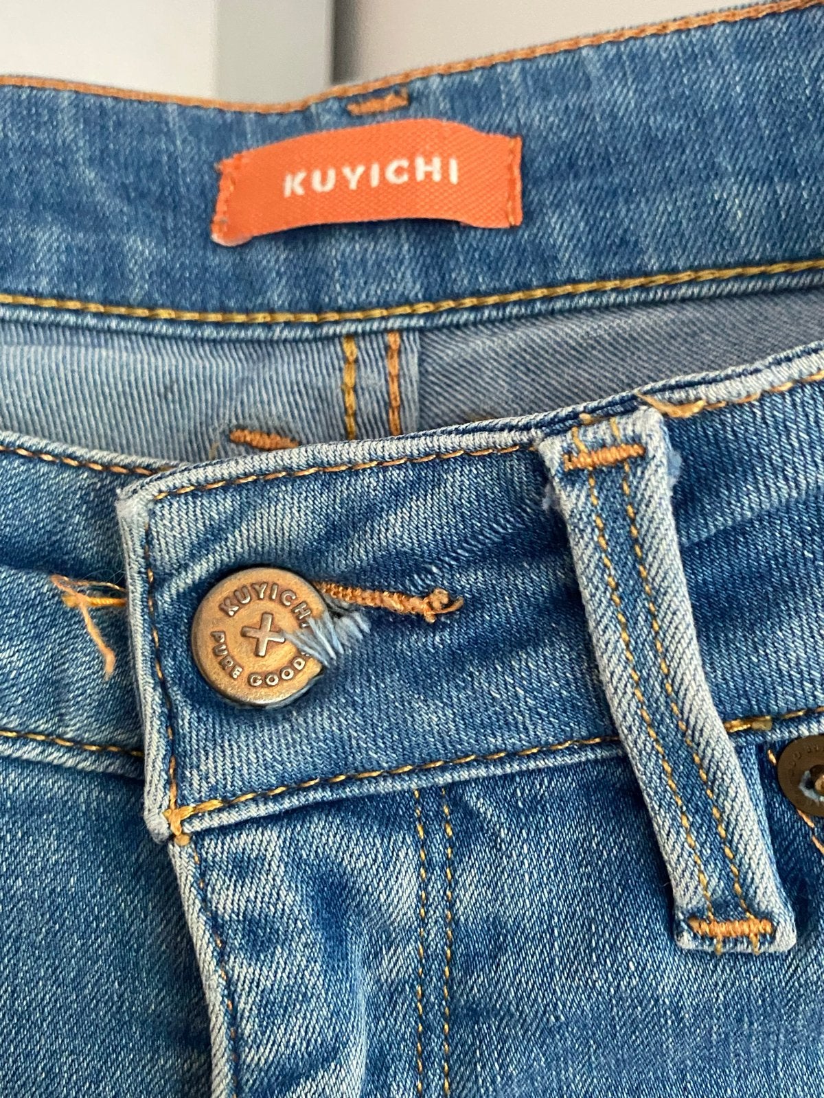 Kuyichi spijkerbroek - 28/32, Ophalen, Zo goed als nieuw, Blauw, Overige jeansmaten