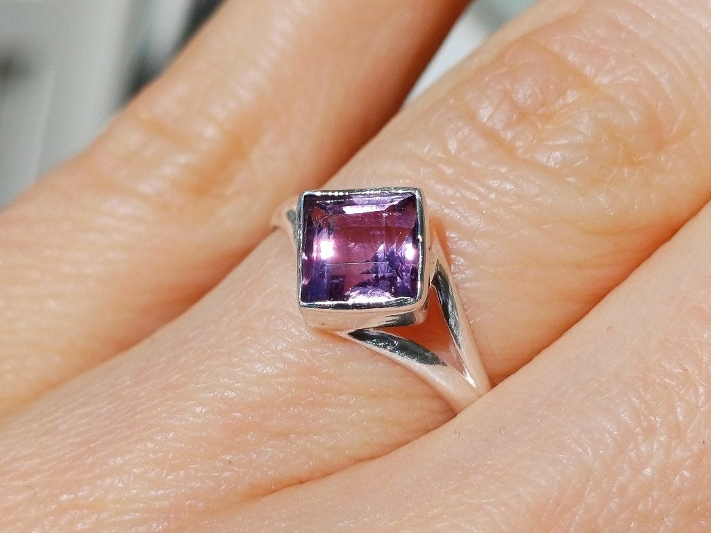 Vanoli 925 zilveren ring met amethist maat 17, Daiva1973@hotmail.com, Vanoli, Amsterdam, Paars