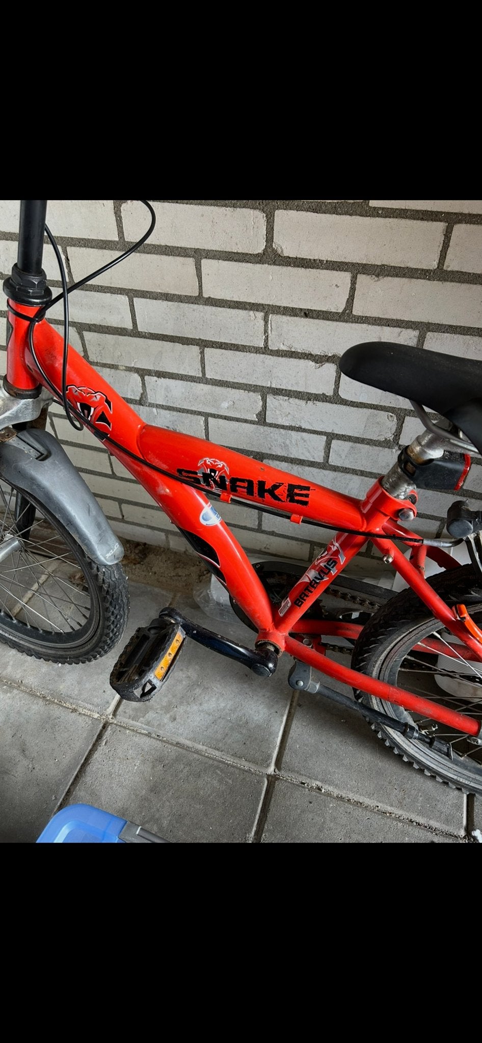 Batavus Snake kinderfiets - 20 inch, Ophalen, Gebruikt, Velgrem, 20 inch of meer
