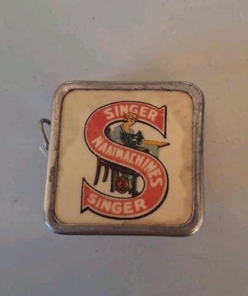 Vintage Singer Naaimachines Rolmaat - Uniek Verzamelobject, Ophalen of Verzenden, Gebruikt