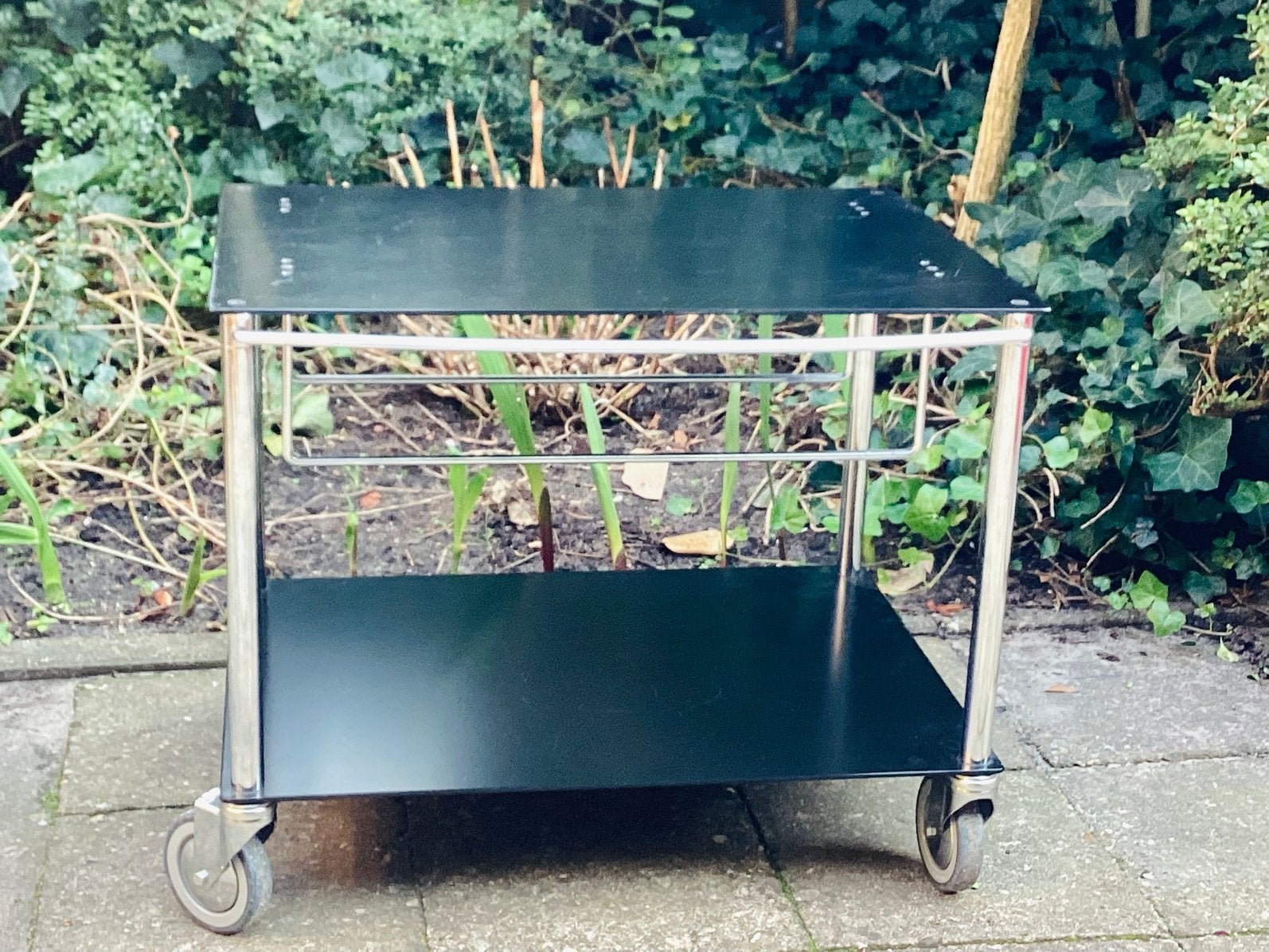DePadova tv-trolley van Marco Zanuso Moby 2", Ophalen of Verzenden, 25 tot 50 cm, Minder dan 100 cm