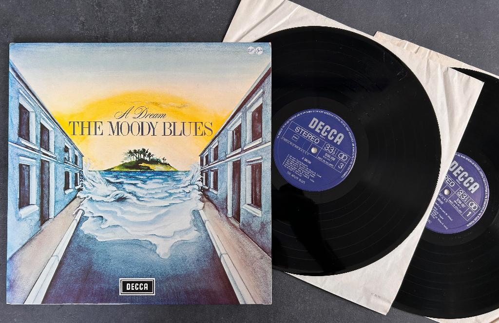 MOODY BLUES - A dream: The Decca anthology ( 2LP ), Ophalen of Verzenden, Zo goed als nieuw, 12 inch, Poprock