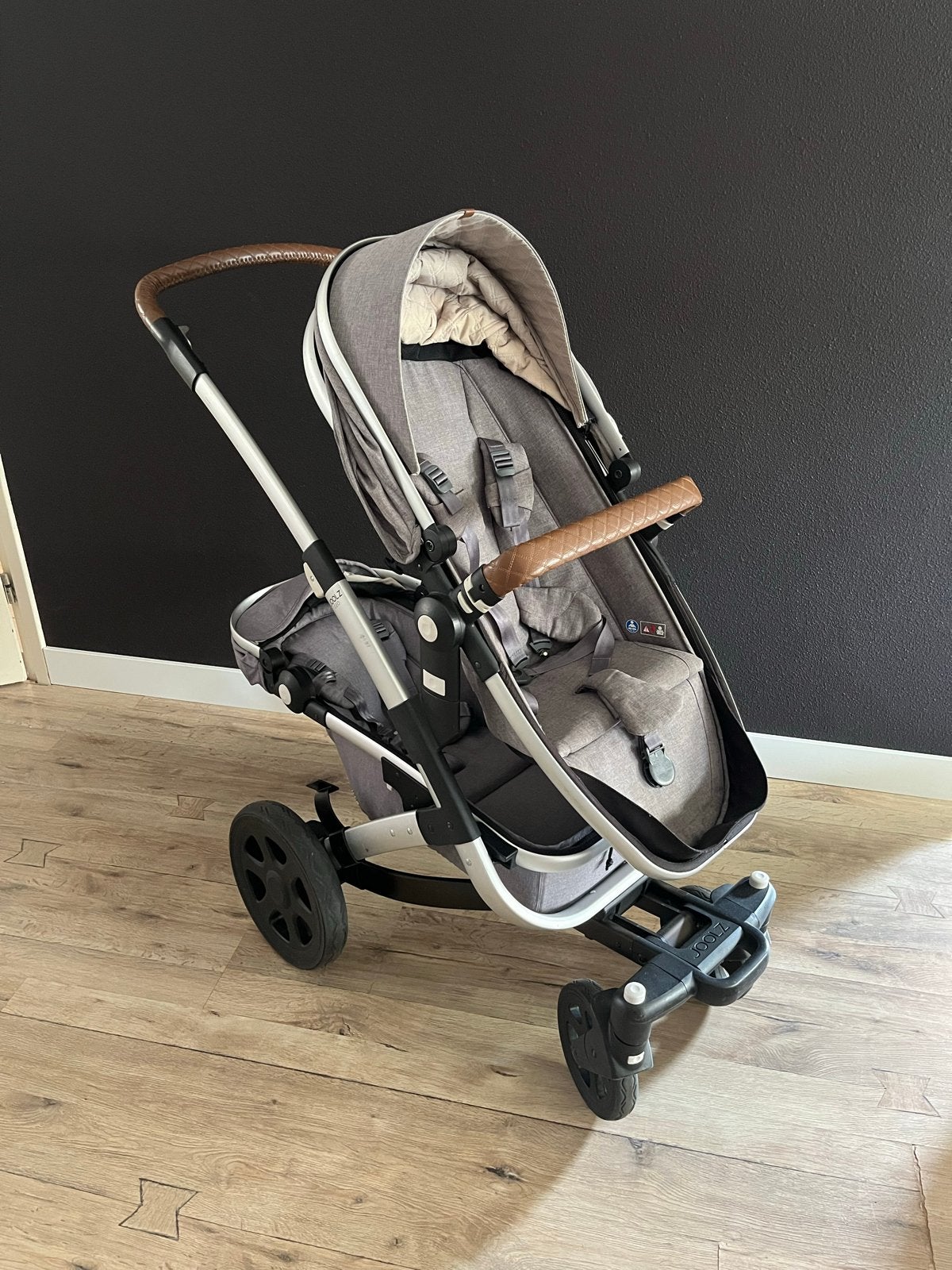 Joolz Geo 2 kinderwagen met uitbreidingsset en parasol, Gebruikt, Duowagen, Combiwagen, Ophalen