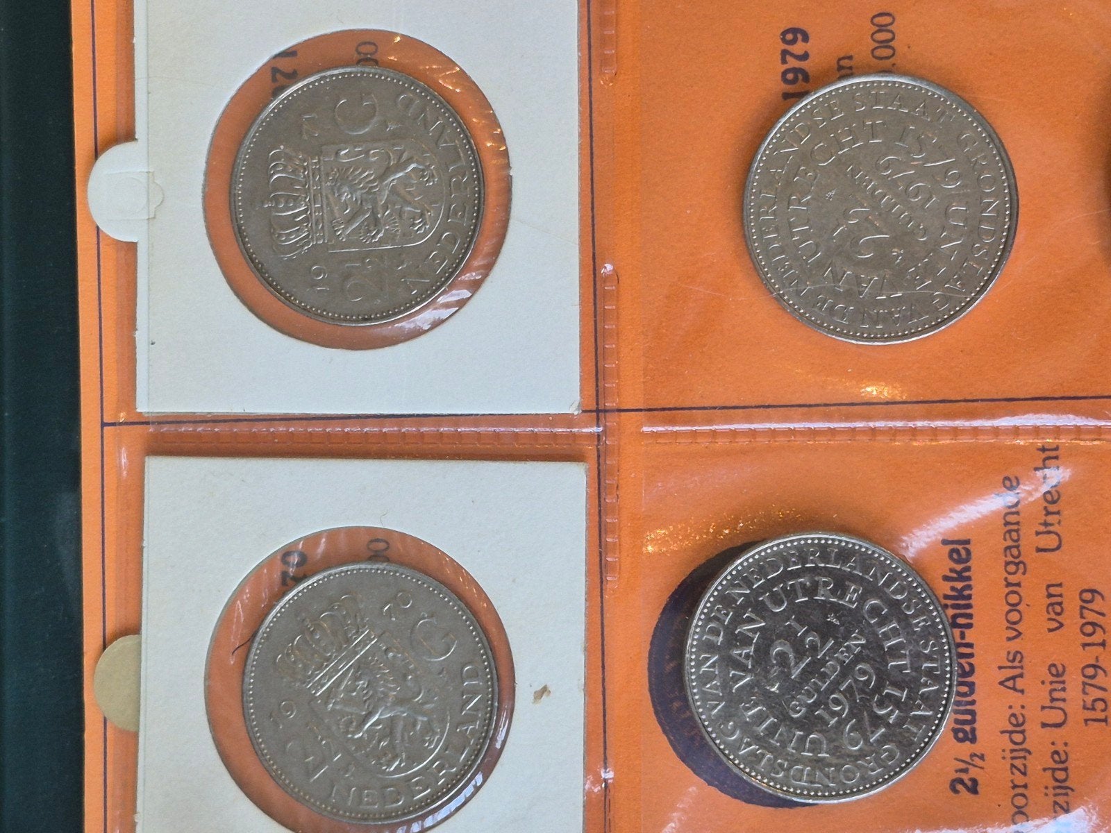 Rijksdaalders 1970-1980 (diverse jaren), Ophalen of Verzenden, Koningin Juliana, 2½ gulden, Setje