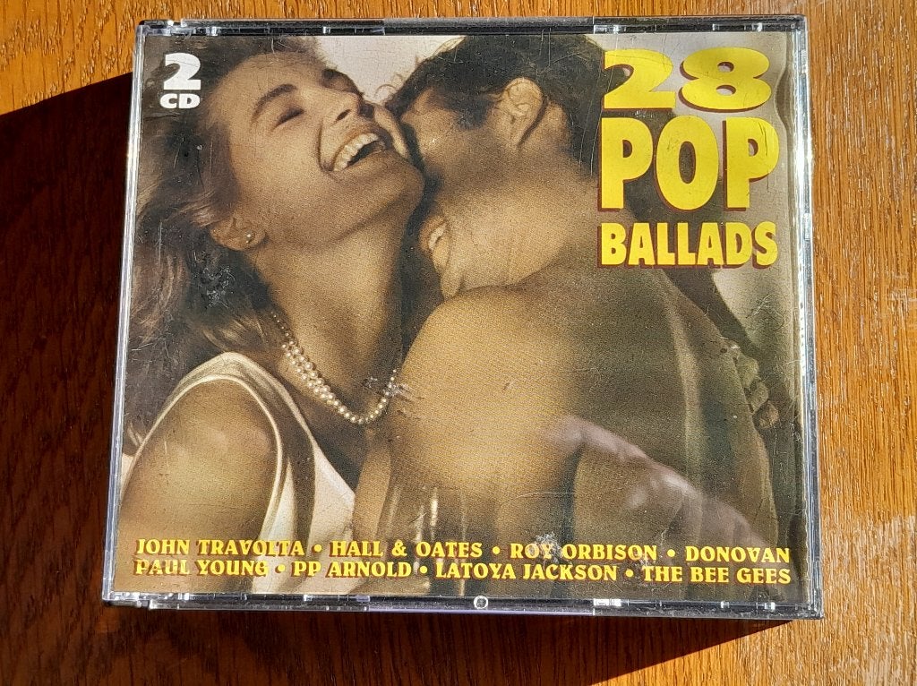 28 pop ballads dubbel cd, Ophalen of Verzenden, Gebruikt, Pop