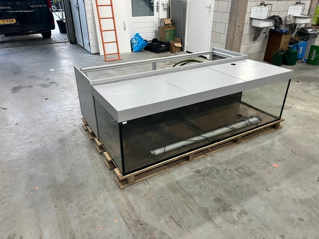 Aquarium, Dieren en Toebehoren, Vissen | Aquaria en Toebehoren, Ophalen, Inclusief toebehoren, Gebruikt, Leeg aquarium