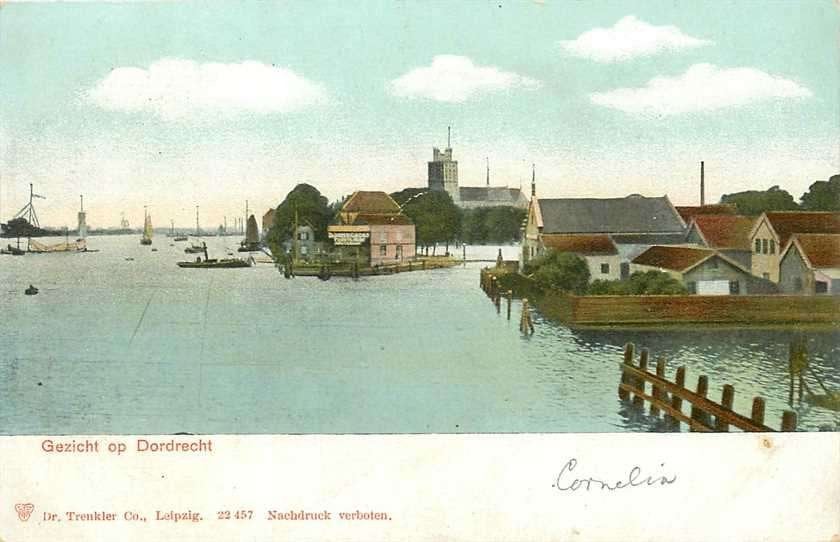 300-477-033 Dordrecht Gezicht op, Verzenden, Voor 1920, Zuid-Holland