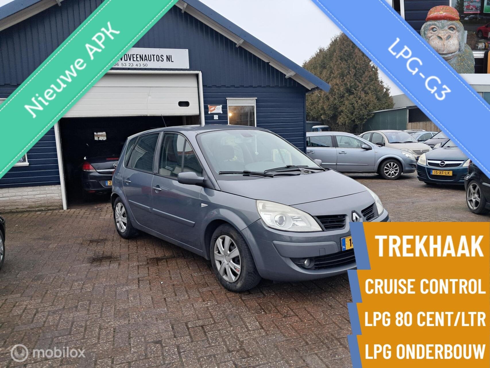 Renault Scenic 2.0-16V LPG/G3 Lpg kost 1 euro per liter, 1998 cc, 135 pk, 4 cilinders, Origineel Nederlands