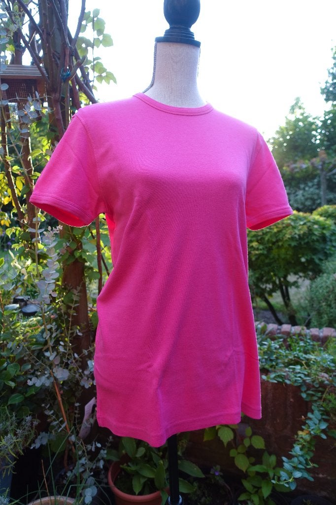fel roze shirt van Construction mt M, Maat 38/40 (M), Ophalen of Verzenden, Zo goed als nieuw, Korte mouw