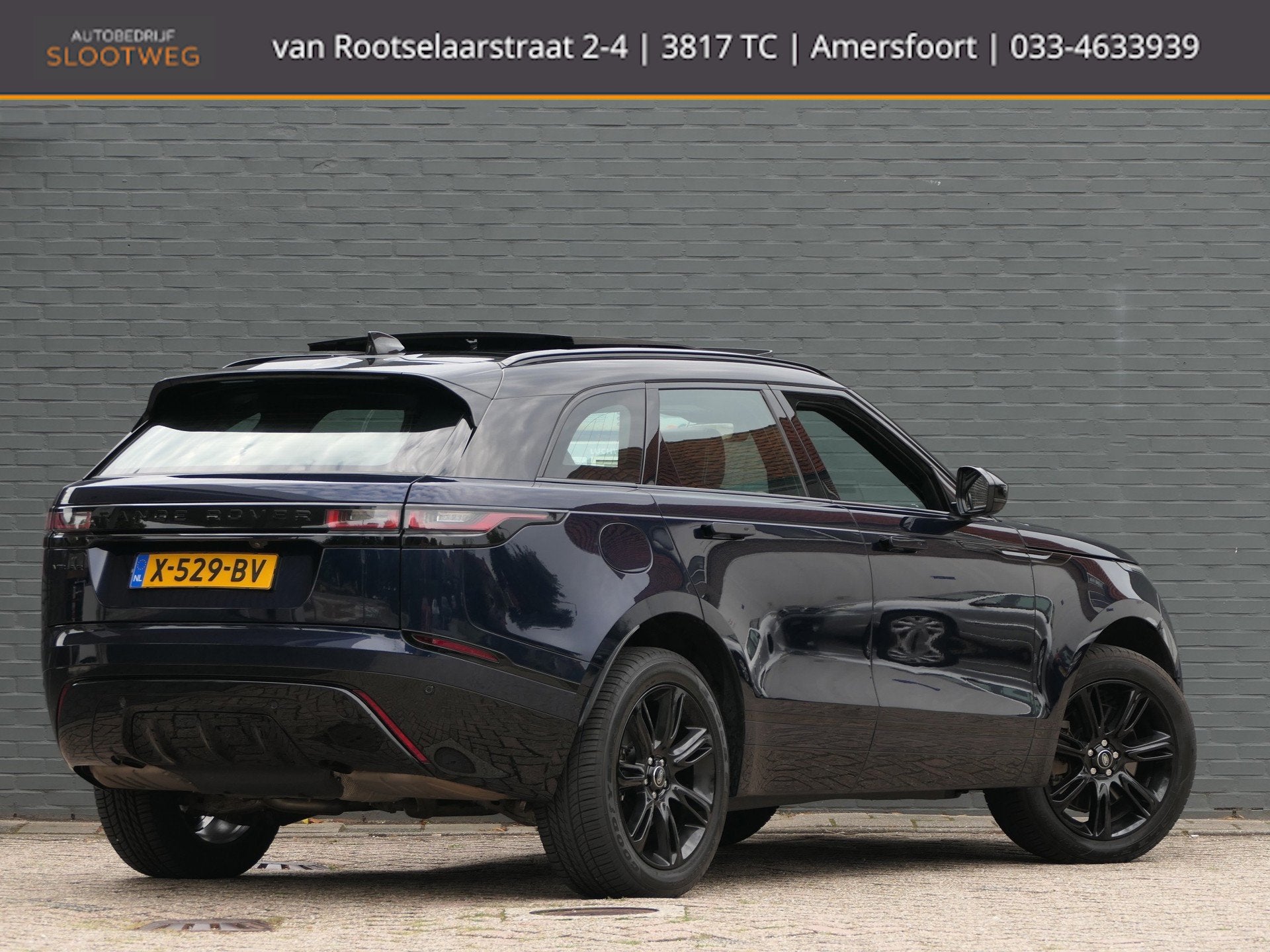 Land Rover Range Rover Velar 2.0 P400e AWD R-Dynamic SE PHEV, Auto's, Automaat, 4 cilinders, 2000 kg, Blauw