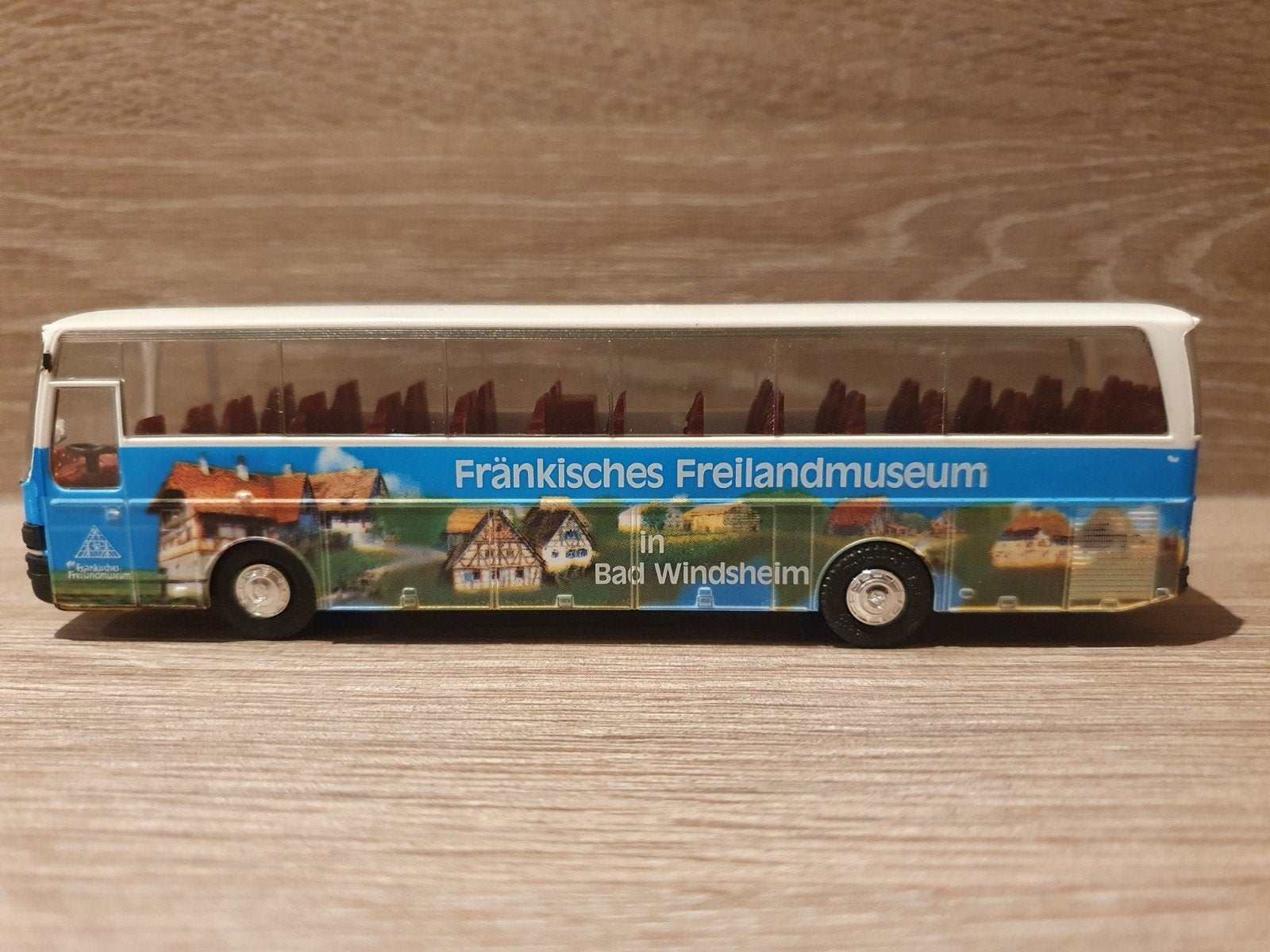 Herpa Setra S215HD Frankisches Freilandmuseum bus 1:87, Ophalen of Verzenden, Gebruikt, Bus of Vrachtwagen, Herpa