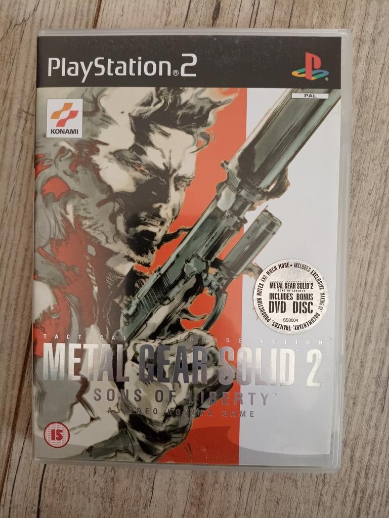 Metal Gear Solid 2, Avontuur en Actie, Gebruikt, Vanaf 18 jaar, 1 speler