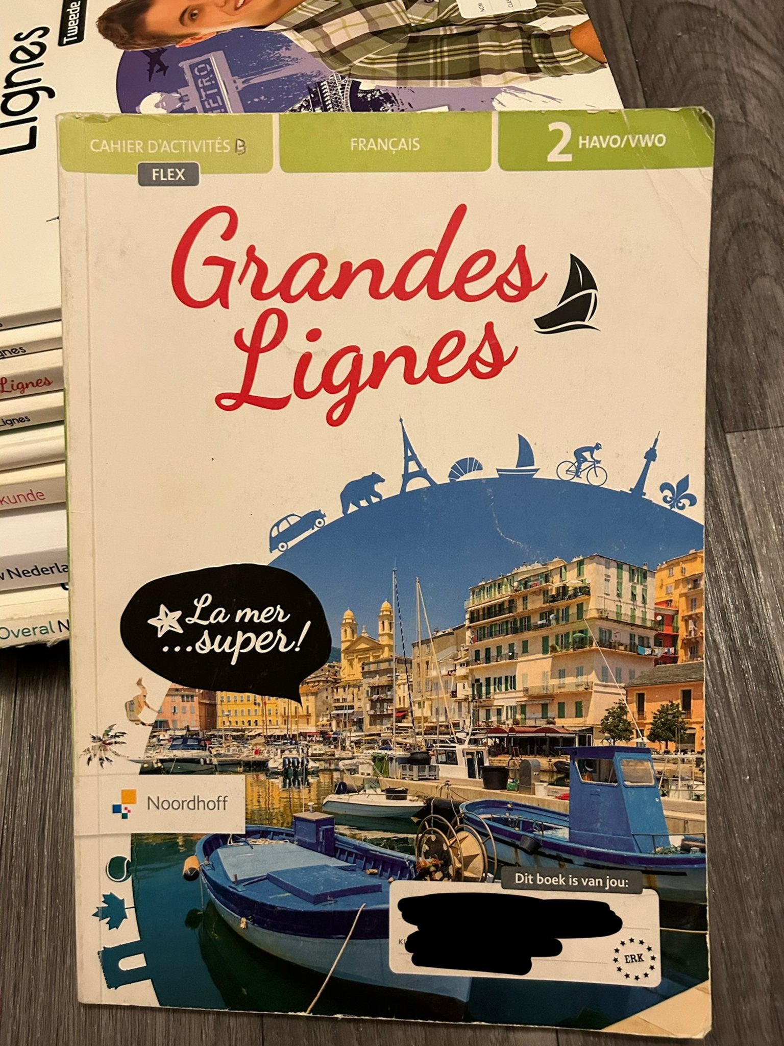 Grandes Lignes Frans werkboek 2 HAVO/VWO, Boeken, Ophalen of Verzenden, Gelezen, Non-fictie