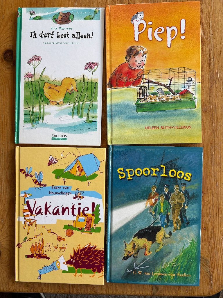 Ik durf best alleen, en nog 3 boekjes, Ophalen of Verzenden, Zo goed als nieuw, Fictie algemeen