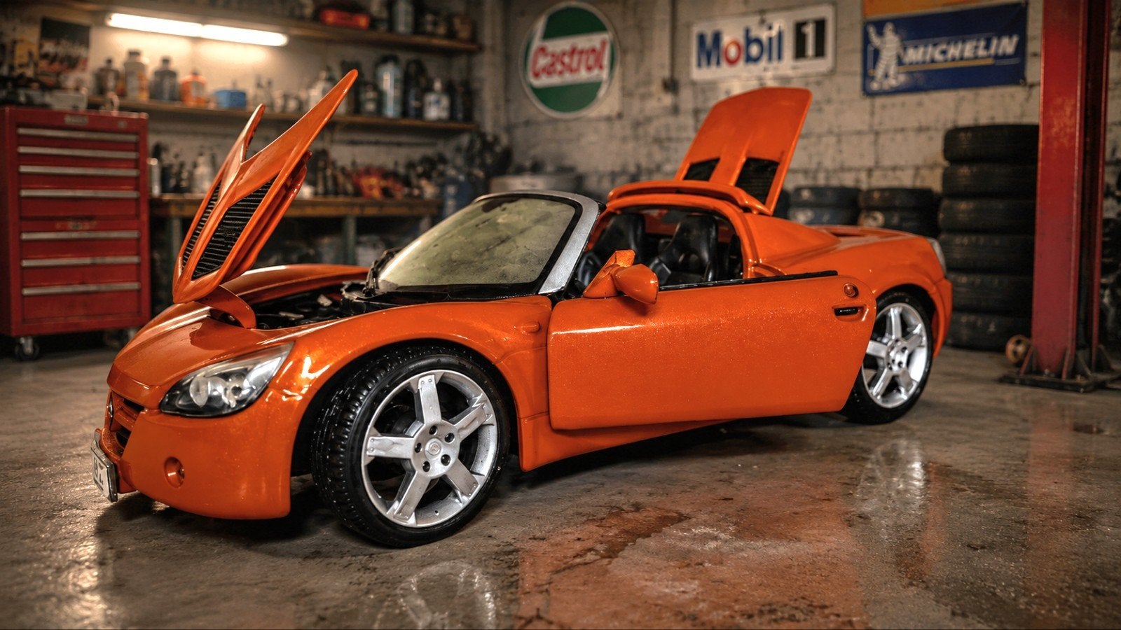 Opel Speedster, Hobby en Vrije tijd, Modelauto's | 1:18, Ophalen of Verzenden, Auto, Maisto